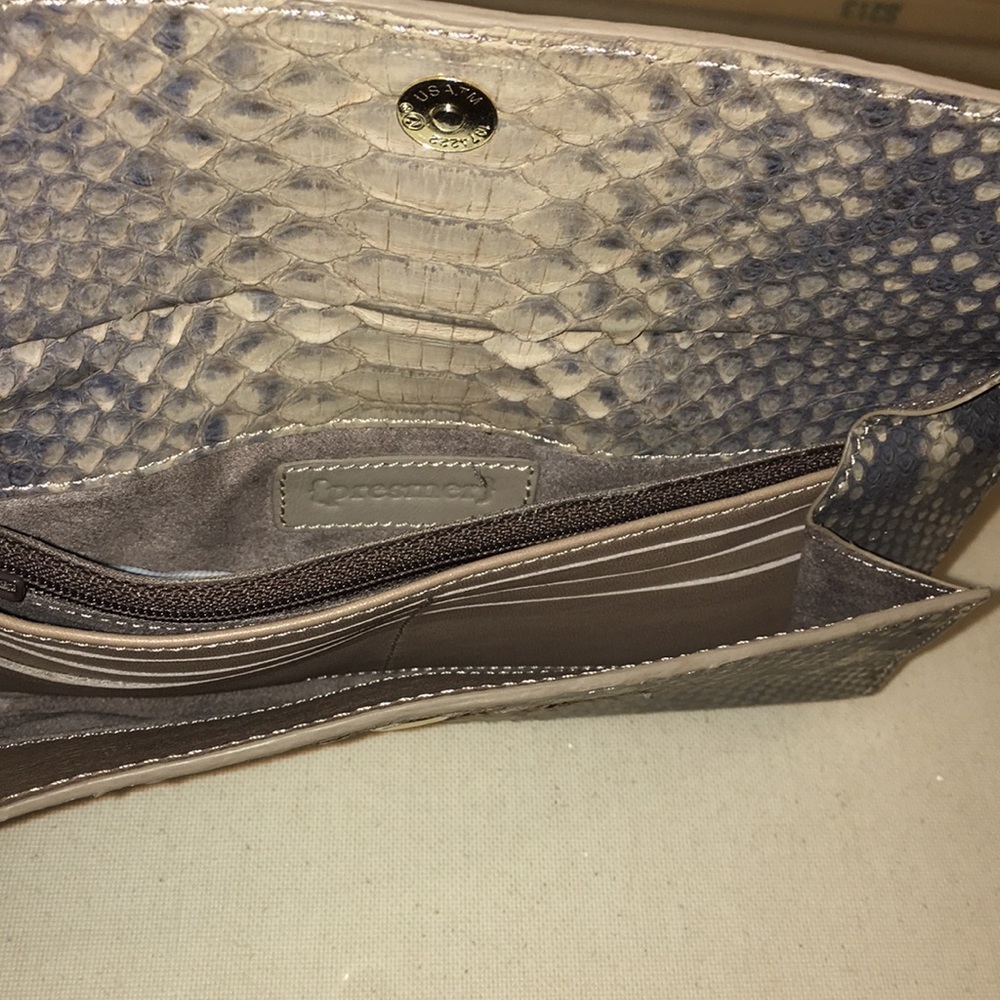 Presmer Python Skin Clutch - Picture 6 of 6